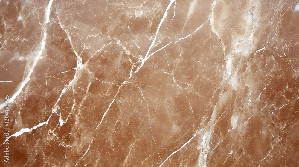 Fototapeta premium A natural marble surface in golden hues with intricate veining patterns.