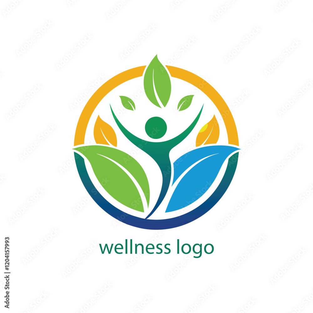 Fototapeta premium A WELLNESS LOGO 