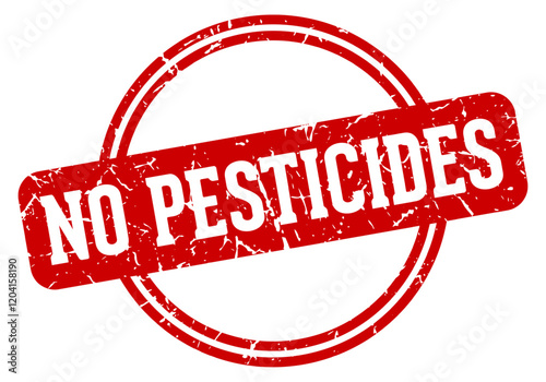 no pesticides stamp