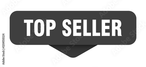 top seller sticker. top seller sign on transparent background