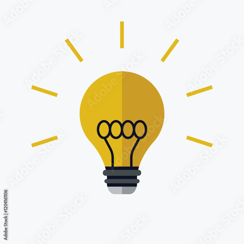 Light Bulb Vector Illustration