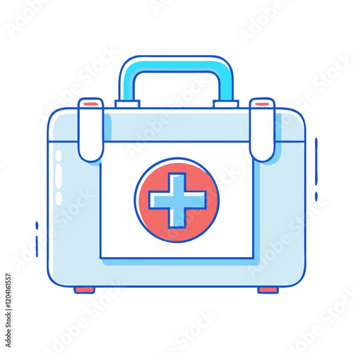 first aid kit icon, first aid kit vector illustration-simple illustration of first aid kit, perfect for first aid kit logos and icons