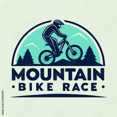 logo for mountain bike racing competition