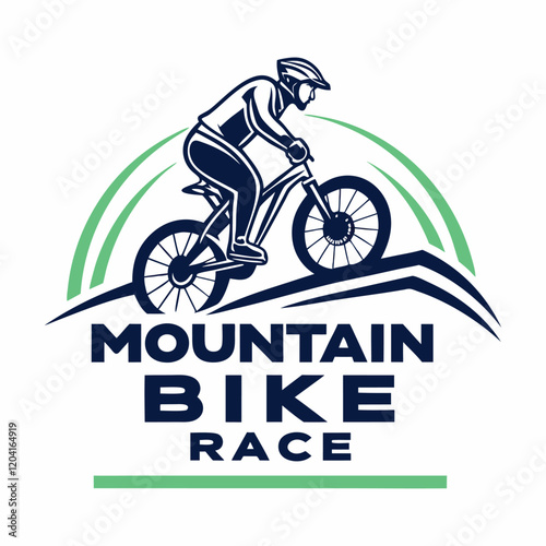 logo for mountain bike racing competition