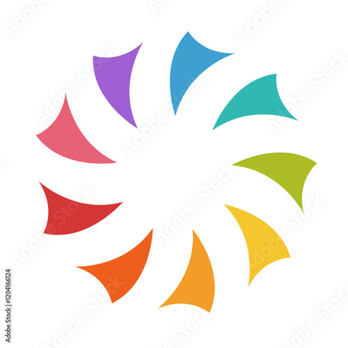 Colorful Abstract Circular Design