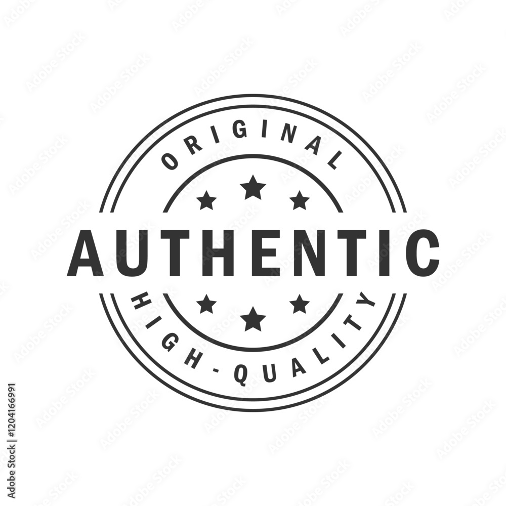 Authentic Original High-Quality Seal Authentic Original High-Quality Seal