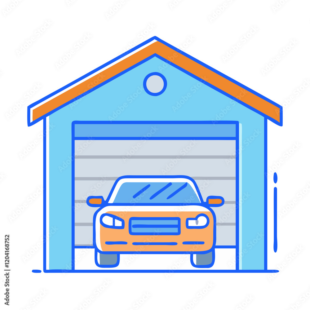 garage icon, garage vector illustration-simple illustration of garage, perfect for garage logos and icons garage icon, garage vector illustration-simple illustration of garage, perfect for garage logos and icons
