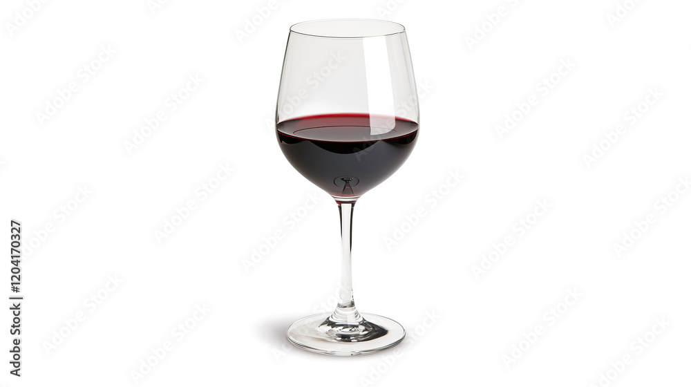 glass of red wine isolated on white background glass of red wine isolated on white background