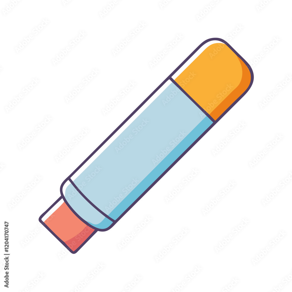 glue stick icon, glue stick vector illustration-simple illustration of glue stick, perfect for glue stick logos and icons
