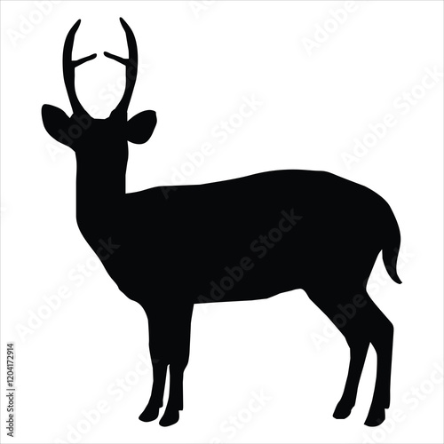 deer silhouette vector