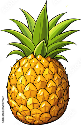 pineapple fruit in vector format for your design