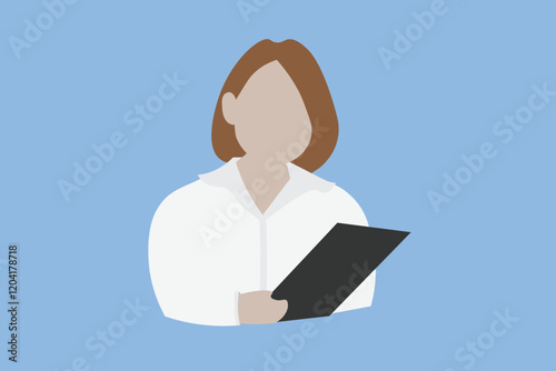 Business People, Company Employee Vector Illustration
