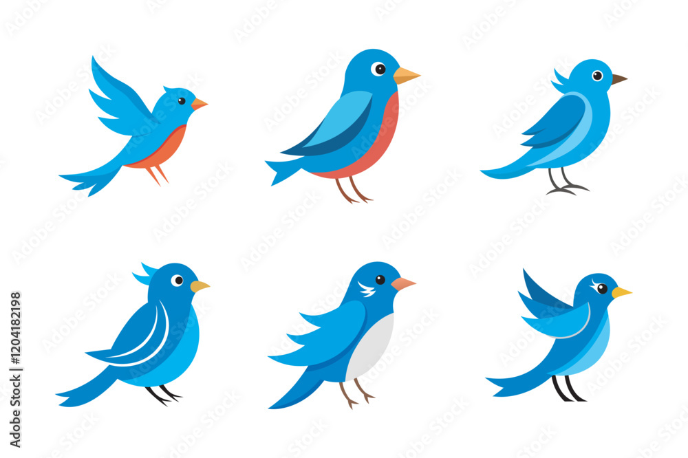 Cute Bluebirds Illustration Bundle nature-inspired designs, greeting cards, seasonal projects, and creative artwork. Cute Bluebirds Illustration Bundle nature-inspired designs, greeting cards, seasonal projects, and creative artwork.