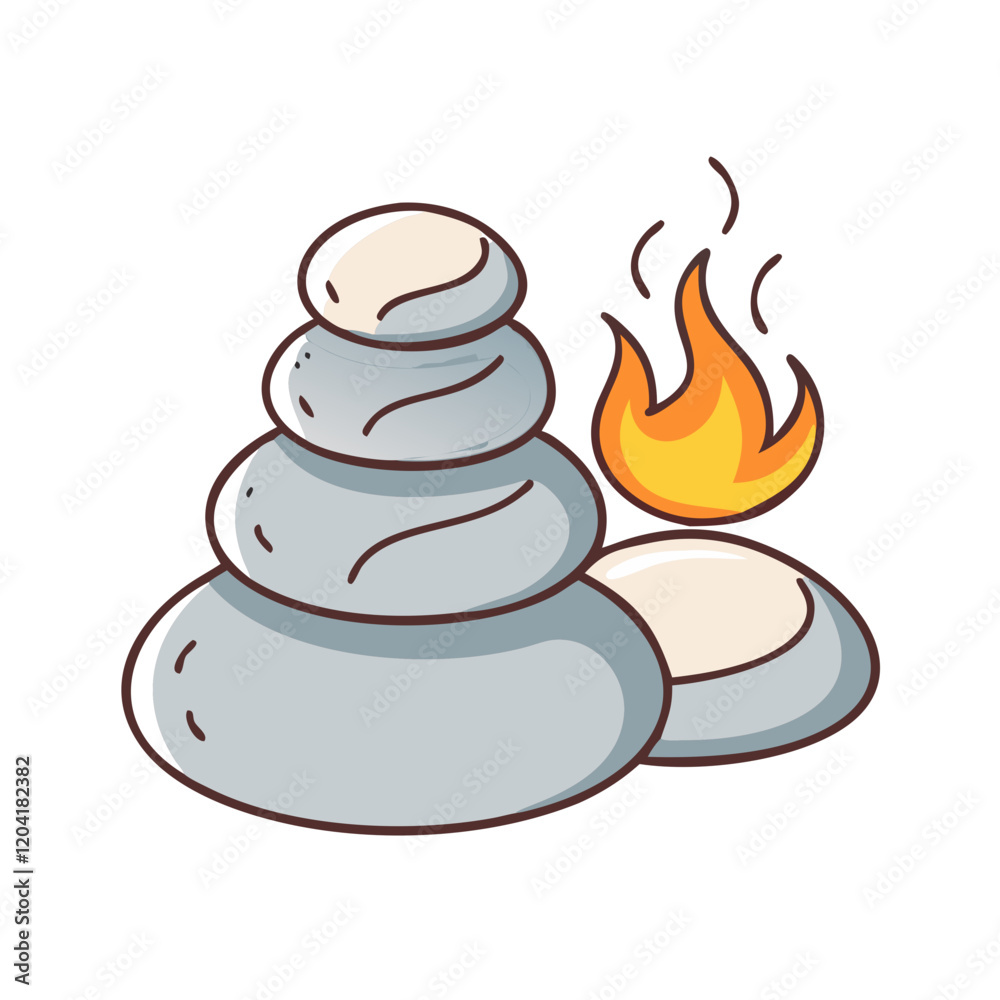 hot stones icon, hot stones vector illustration-simple illustration of hot stones, perfect for hot stones logos and icons hot stones icon, hot stones vector illustration-simple illustration of hot stones, perfect for hot stones logos and icons