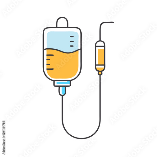 iv drip icon, iv drip vector illustration-simple illustration of iv drip, perfect for iv drip logos and icons