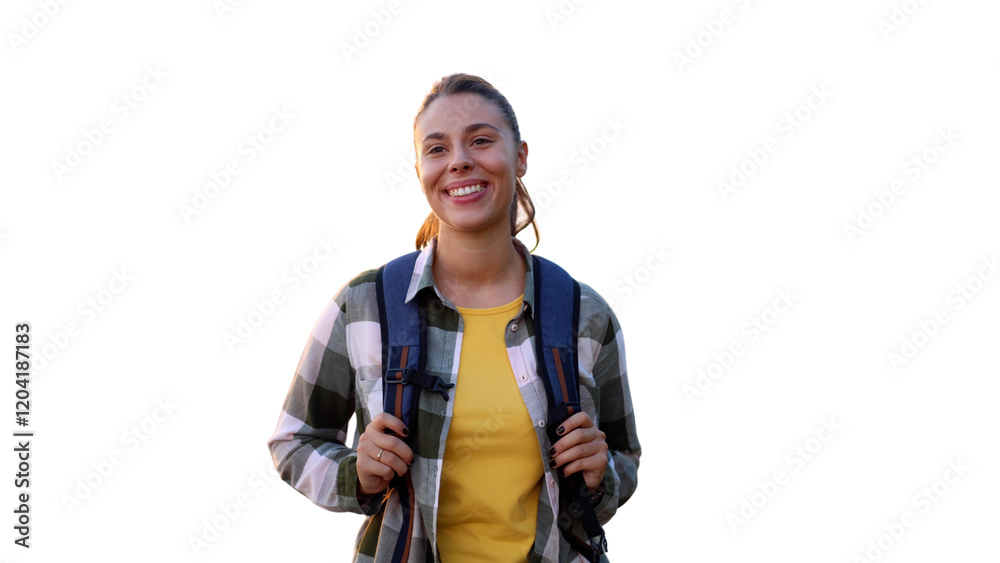 Content young woman exploring the mountain trails
Content young woman exploring the mountain trails
