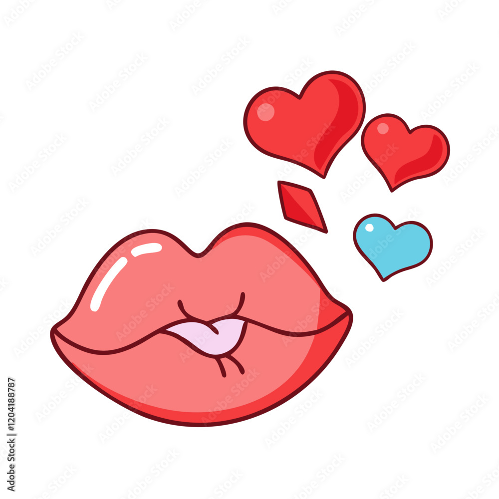 kiss icon, kiss vector illustration-simple illustration of kiss, perfect for kiss logos and icons kiss icon, kiss vector illustration-simple illustration of kiss, perfect for kiss logos and icons