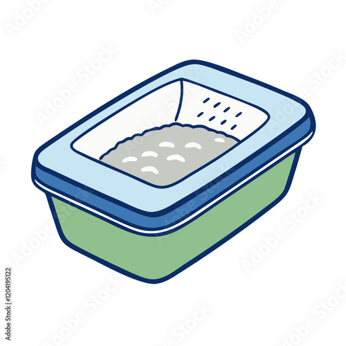 litter box icon, litter box vector illustration-simple illustration of litter box, perfect for litter box logos and icons