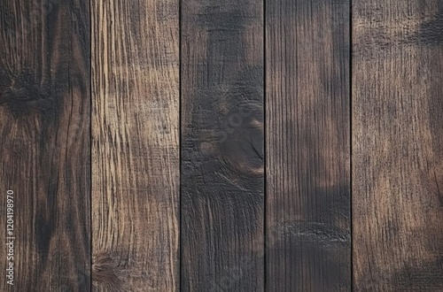 Wallpaper Mural Dark brown wood grain background, textured surface with dark tones and natural pattern for design use, close-up view. Torontodigital.ca