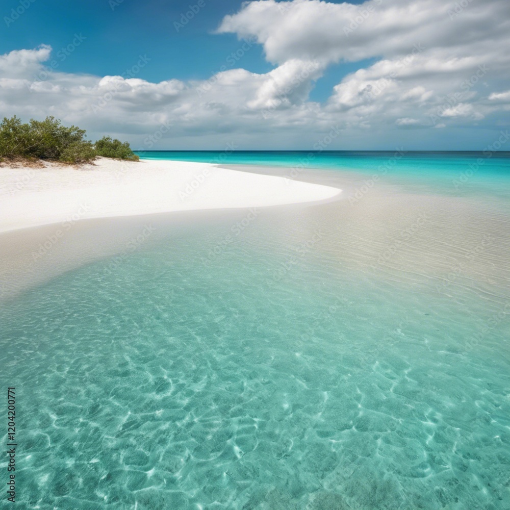 Obraz premium The sun, sand, and sea: paradise on earth