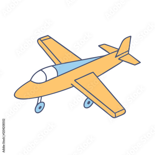 model airplane icon, model airplane vector illustration-simple illustration of model airplane, perfect for model airplane logos and icons