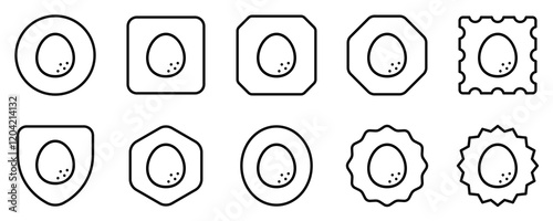Editable egg vector icon. Part of a big icon set family. Perfect for web and app interfaces, presentations, infographics, etc