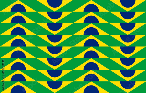 brazilian pattern for decoration. vector illustration