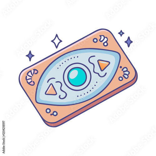 ouija board icon, ouija board vector illustration-simple illustration of ouija board, perfect for ouija board logos and icons