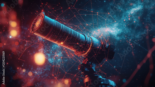 Cosmic Exploration Network Telescope in Deep Space