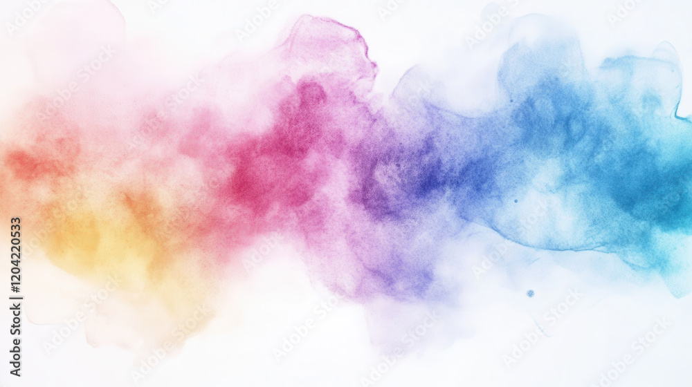 Abstract Watercolor Rainbow Background Painting Texture Abstract Watercolor Rainbow Background Painting Texture