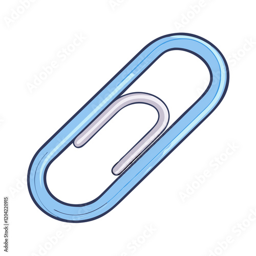 paperclip icon, paperclip vector illustration-simple illustration of paperclip, perfect for paperclip logos and icons