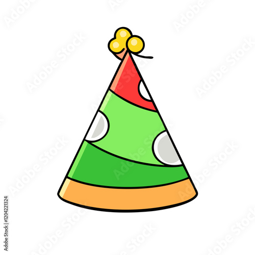 party hat icon, party hat vector illustration-simple illustration of party hat, perfect for party hat logos and icons