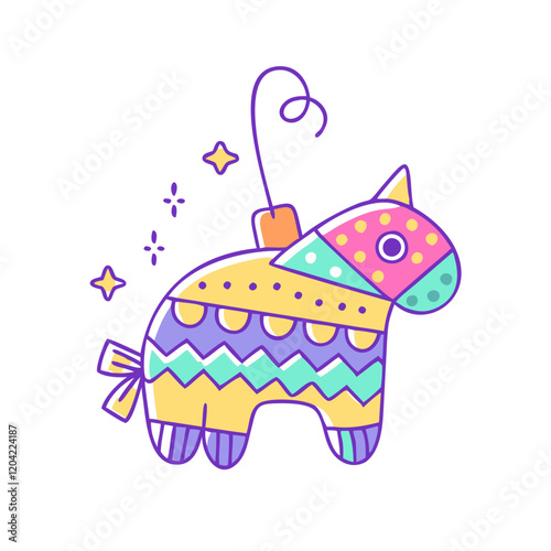 pi ata icon, pi ata vector illustration-simple illustration of pi ata, perfect for pi ata logos and icons