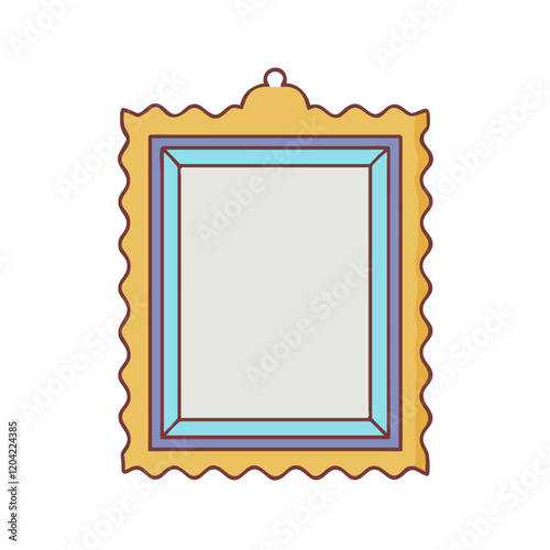 picture frame icon, picture frame vector illustration-simple illustration of picture frame, perfect for picture frame logos and icons