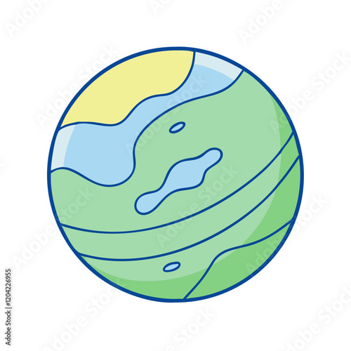 planet icon, planet vector illustration-simple illustration of planet, perfect for planet logos and icons