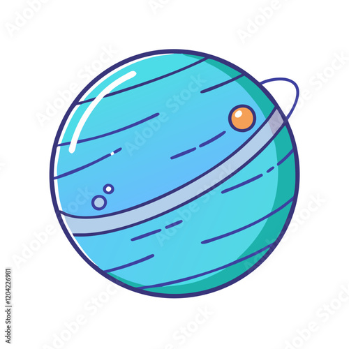 planet icon, planet vector illustration-simple illustration of planet, perfect for planet logos and icons
