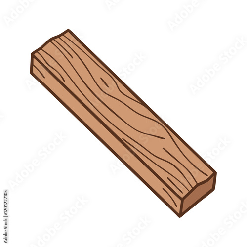 plank icon, plank vector illustration-simple illustration of plank, perfect for plank logos and icons