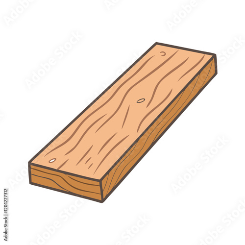 plank of wood icon, plank of wood vector illustration-simple illustration of plank of wood, perfect for plank of wood logos and icons