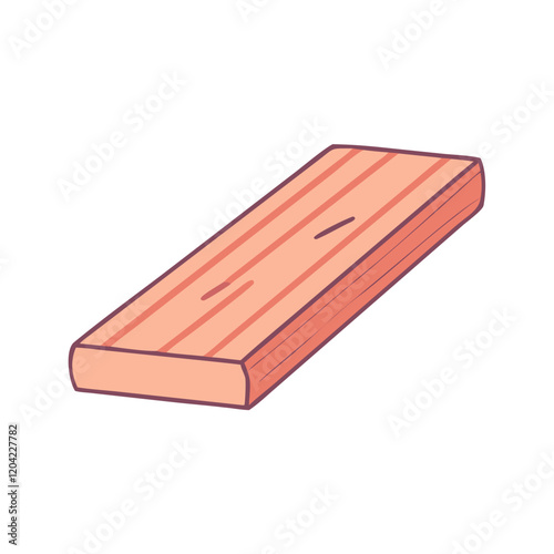 plank of wood icon, plank of wood vector illustration-simple illustration of plank of wood, perfect for plank of wood logos and icons