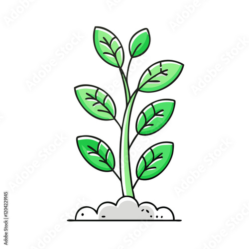 plant icon, plant vector illustration-simple illustration of plant, perfect for plant logos and icons