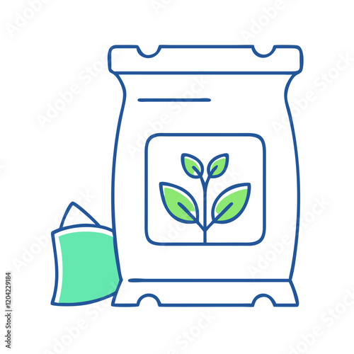 plant fertilizer icon, plant fertilizer vector illustration-simple illustration of plant fertilizer, perfect for plant fertilizer logos and icons