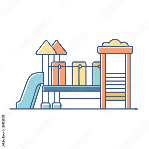 playground icon, playground vector illustration-simple illustration of playground, perfect for playground logos and icons