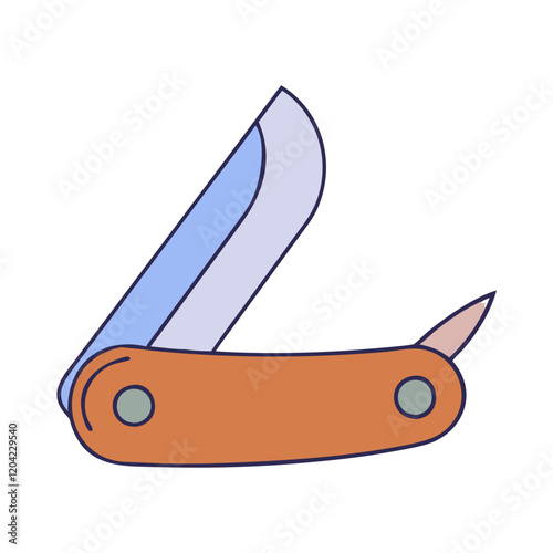 pocket knife icon, pocket knife vector illustration-simple illustration of pocket knife, perfect for pocket knife logos and icons