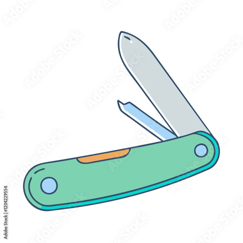 pocket knife icon, pocket knife vector illustration-simple illustration of pocket knife, perfect for pocket knife logos and icons