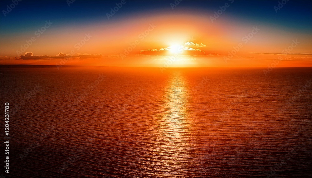 sunset over the sea sunset over the sea