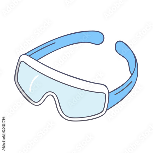 protective goggles icon, protective goggles vector illustration-simple illustration of protective goggles, perfect for protective goggles logos and icons