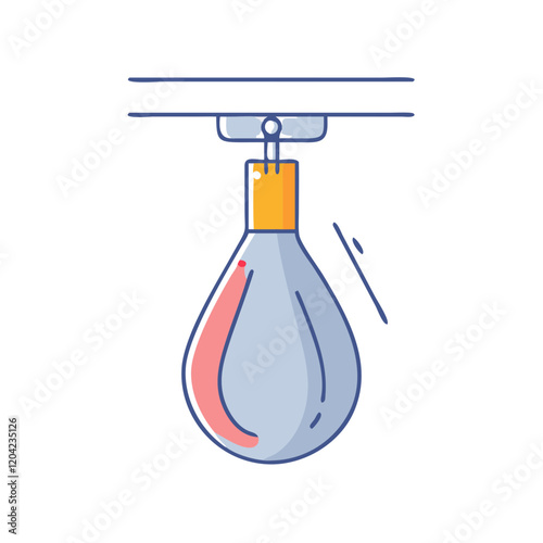 punching bag icon, punching bag vector illustration-simple illustration of punching bag, perfect for punching bag logos and icons