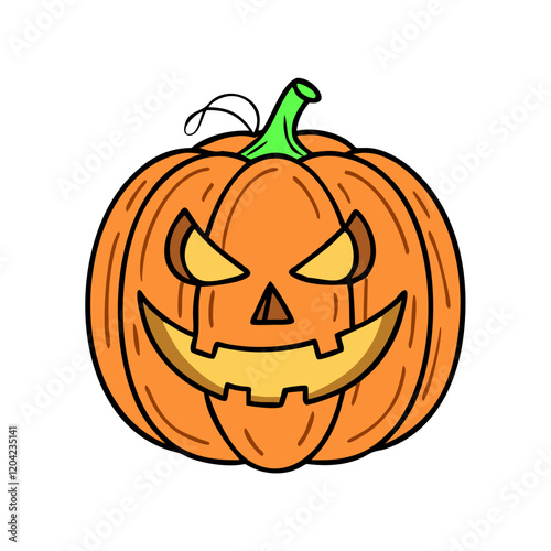 pumpkin halloween icon, pumpkin halloween vector illustration-simple illustration of pumpkin halloween, perfect for pumpkin halloween logos and icons