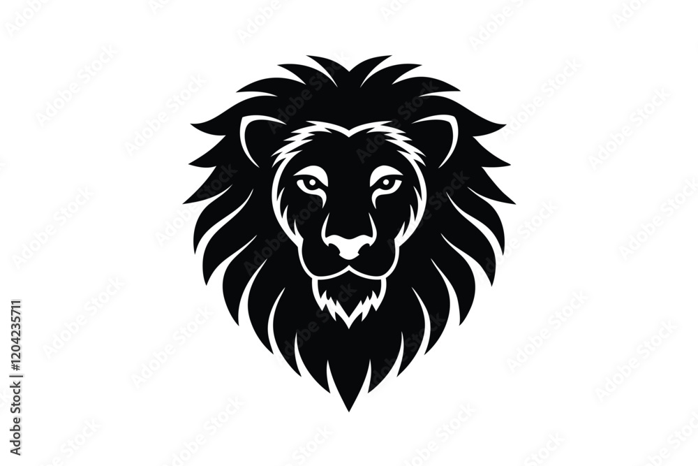 Fototapeta premium lion head vector