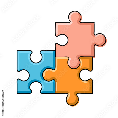 puzzle piece icon, puzzle piece vector illustration-simple illustration of puzzle piece, perfect for puzzle piece logos and icons